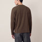 SELECTED - Taj Heavyweight Longsleeve Crewneck T-Shirt - 