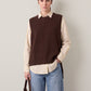 LOVEFINN - Cashmere Blend Sweater Vest - 