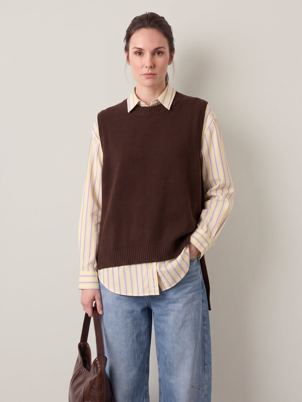 LOVEFINN - Cashmere Blend Sweater Vest - 