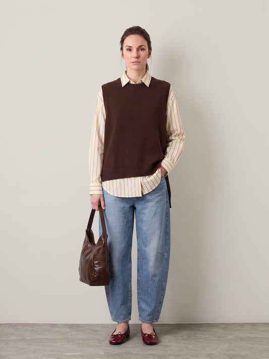 LOVEFINN - Cashmere Blend Sweater Vest - 