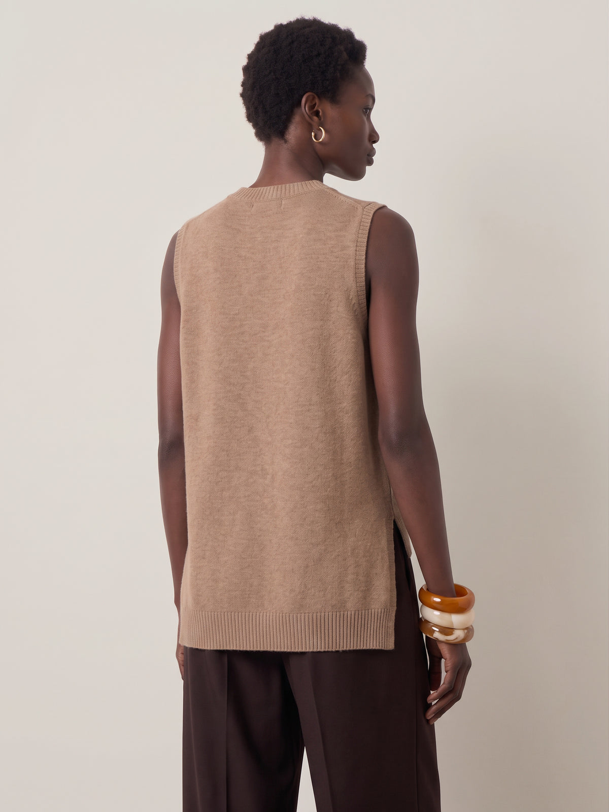 LOVEFINN - Cashmere Blend Sweater Vest - 