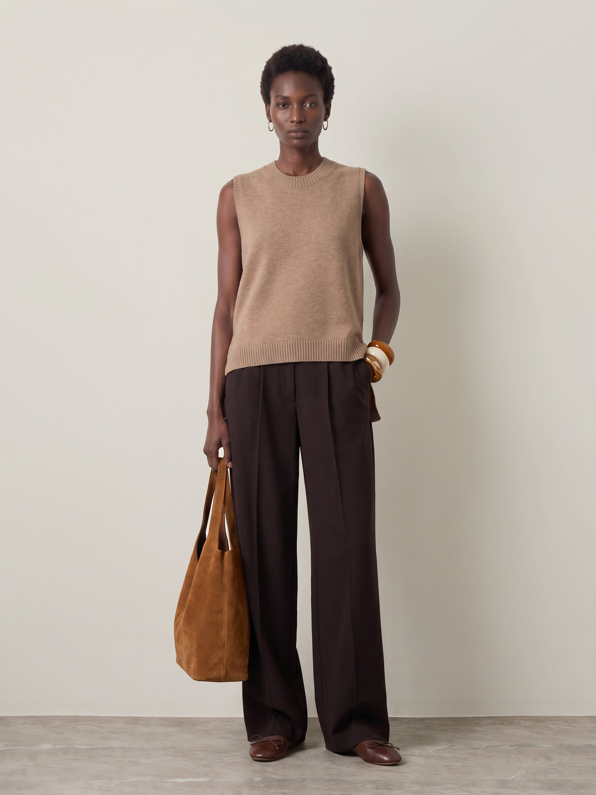 LOVEFINN - Cashmere Blend Sweater Vest - 