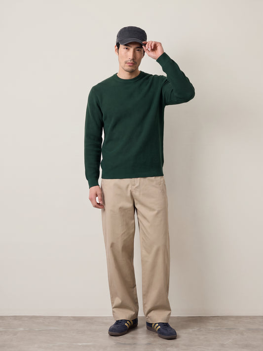 ONLY & SONS - Tony Longsleeve Waffle Knit Shirt - Pine Grove