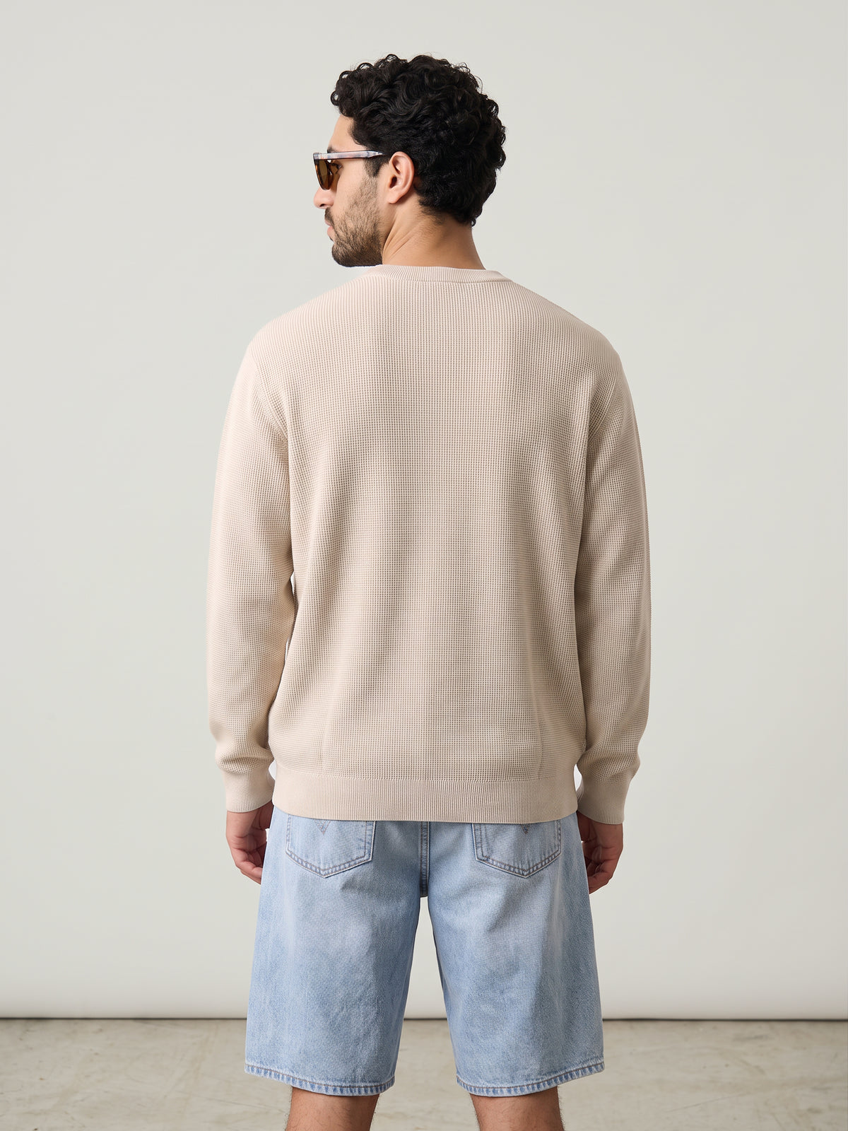 ONLY & SONS - Tony Longsleeve Waffle Knit Shirt - 