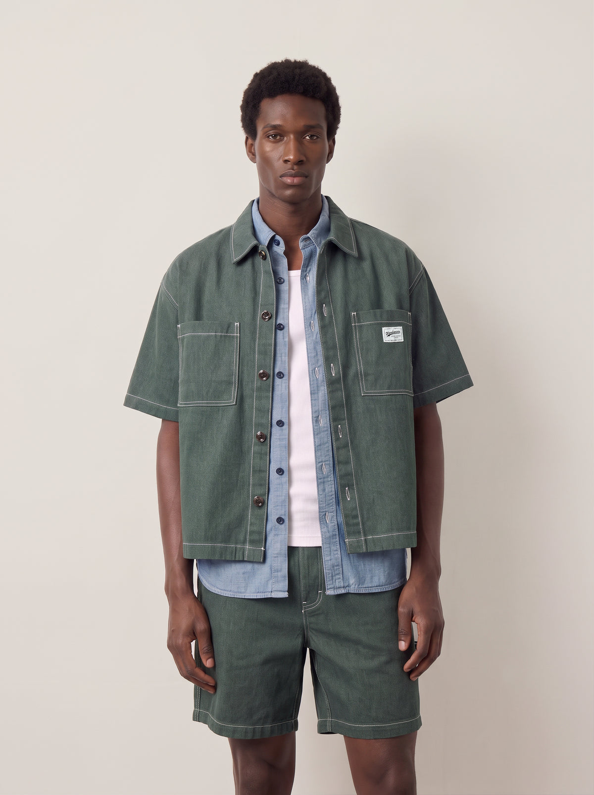 ONLY & SONS - Zealand Denim Shortsleeve Shirt - 
