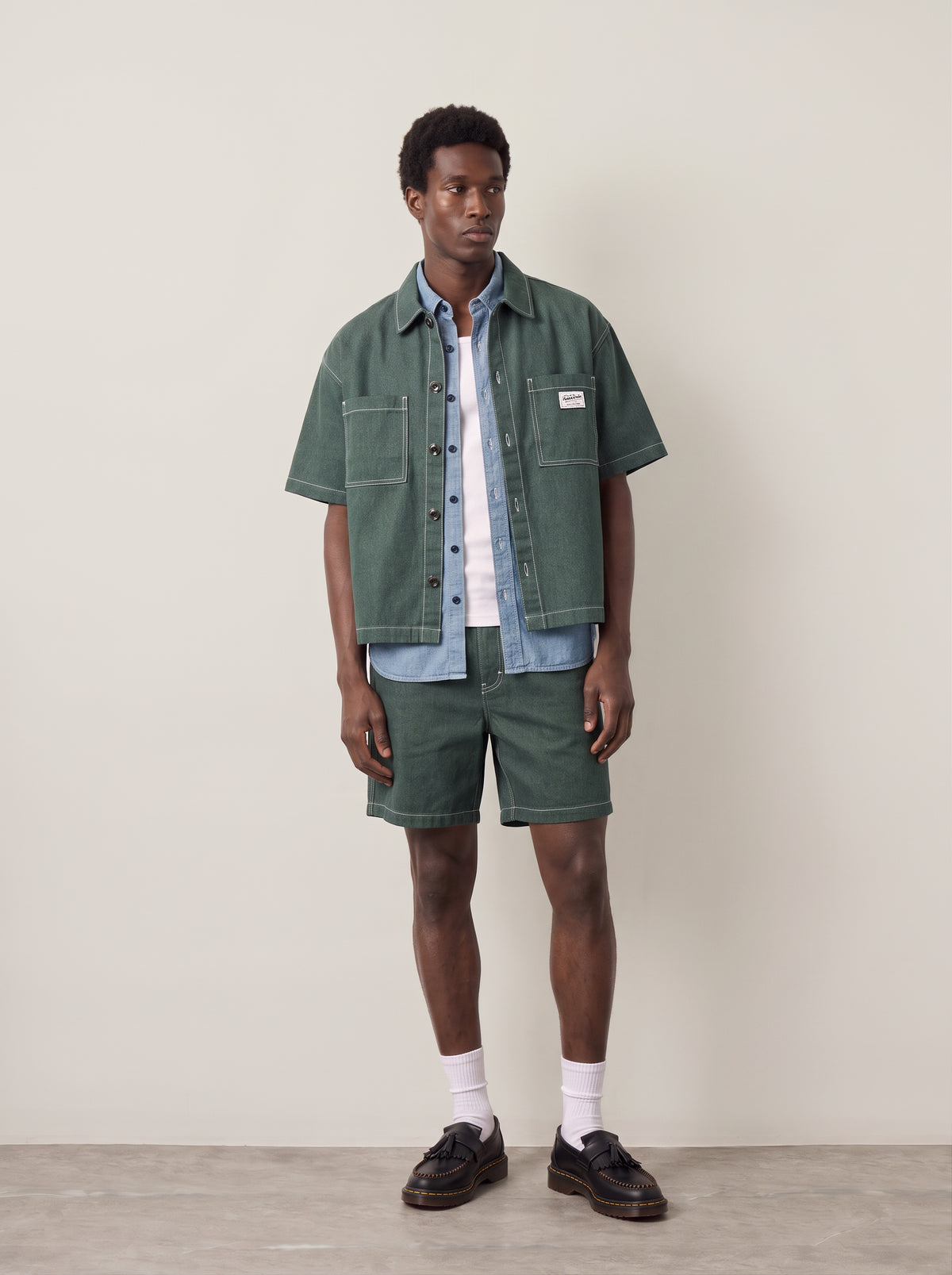 ONLY & SONS - Zealand Denim Shortsleeve Shirt - 