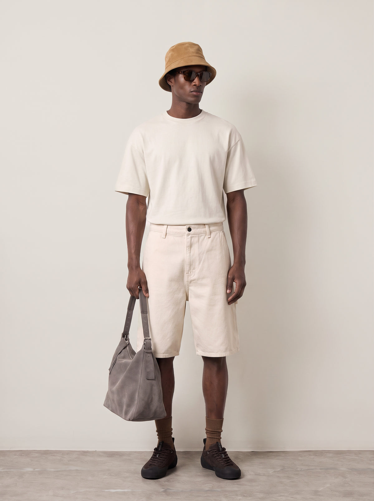 ONLY & SONS - Edge Cotton Work Shorts - Ecru