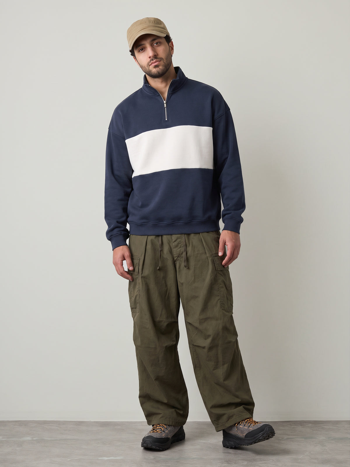ONLY & SONS - Ceres Oversized Half-Zip Sweatshirt - 
