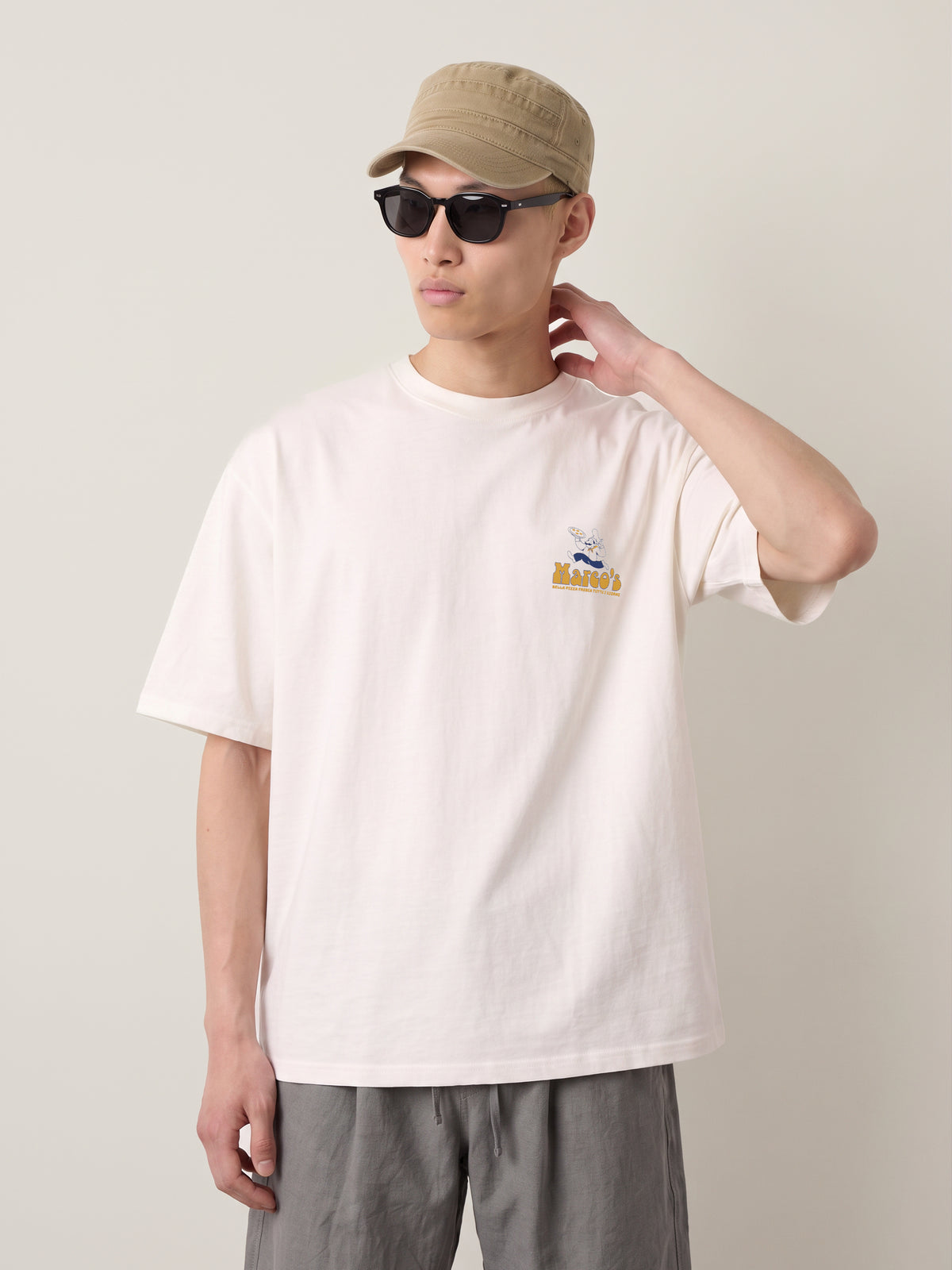 ONLY & SONS - Fred Marco Relaxed Graphic Shortsleeve T-Shirt - 