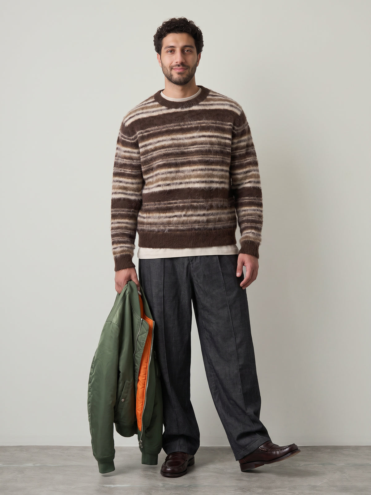 Aiden Stripe Knit Sweater