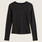 MONK & LOU - Bryony Longleeve T-Shirt - Seal Gray