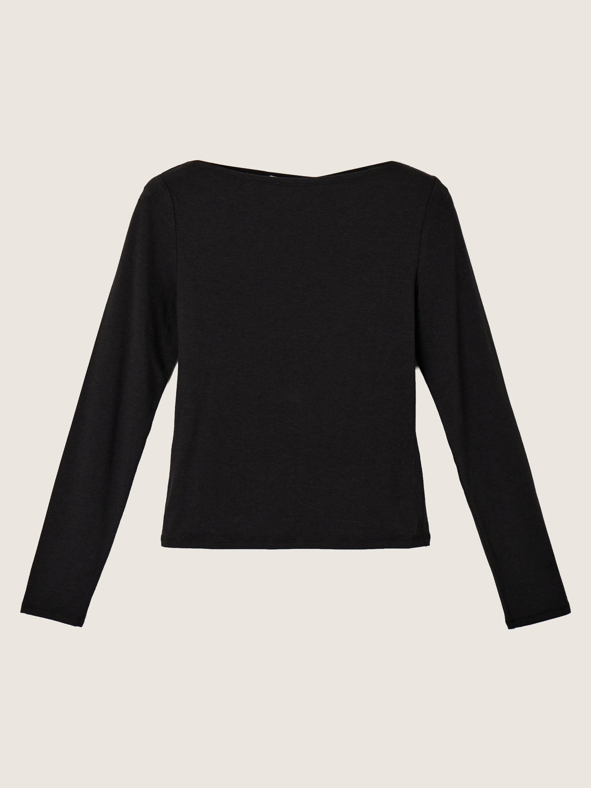 MONK & LOU - Nessa Boatneck Long Sleeve T-Shirt - 