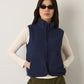 MONK & LOU - Maren High Pile Fleece Zip Vest - 