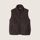 MONK & LOU - Maren High Pile Fleece Zip Vest - 
