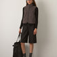 MONK & LOU - Maren High Pile Fleece Zip Vest - Warm Gray
