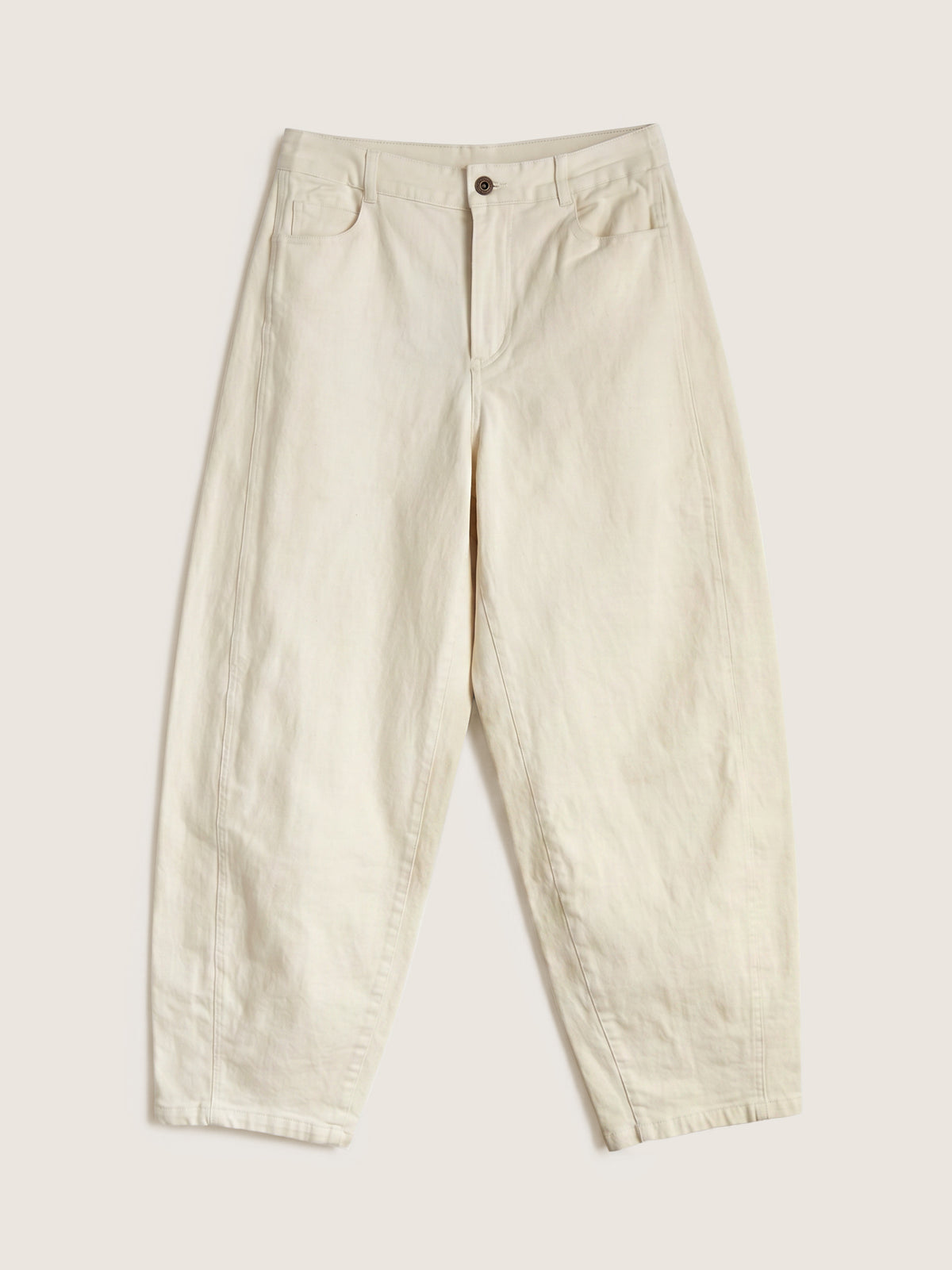 MONK & LOU - Julie Cropped Barrel Pants - 