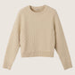 MONK & LOU - Phoebe Cable Pullover Sweater - 