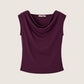 MONK & LOU - Merritt Cowl Neck Top - 