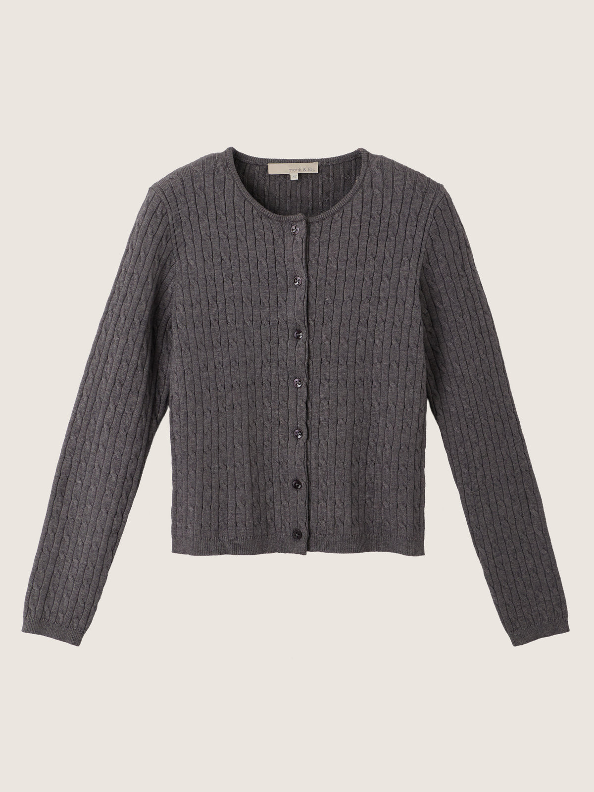 MONK & LOU - Nevaeh Cable Cardigan - 