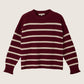 MONK & LOU - Anita Crewneck Stripe Pullover Sweater - 