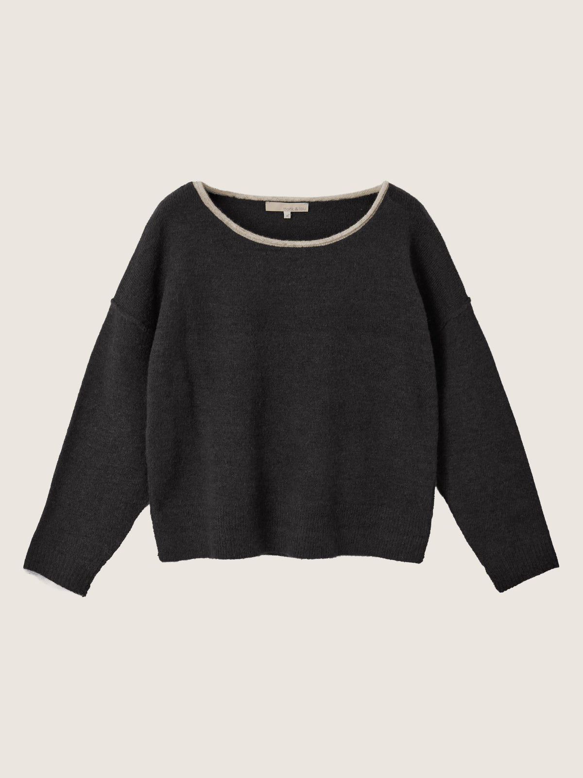 MONK & LOU - Shiloh Relaxed Pullover Sweater - 