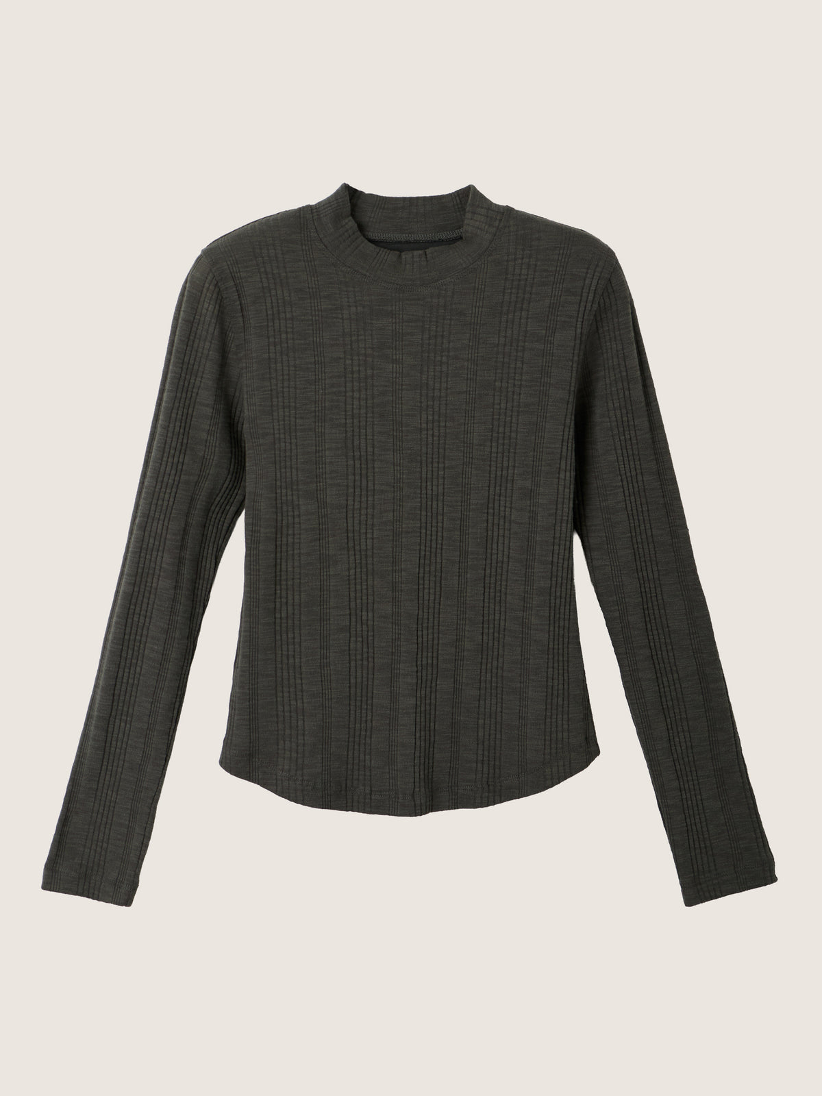 MONK & LOU - Benny Mockneck Longsleeve Top - 