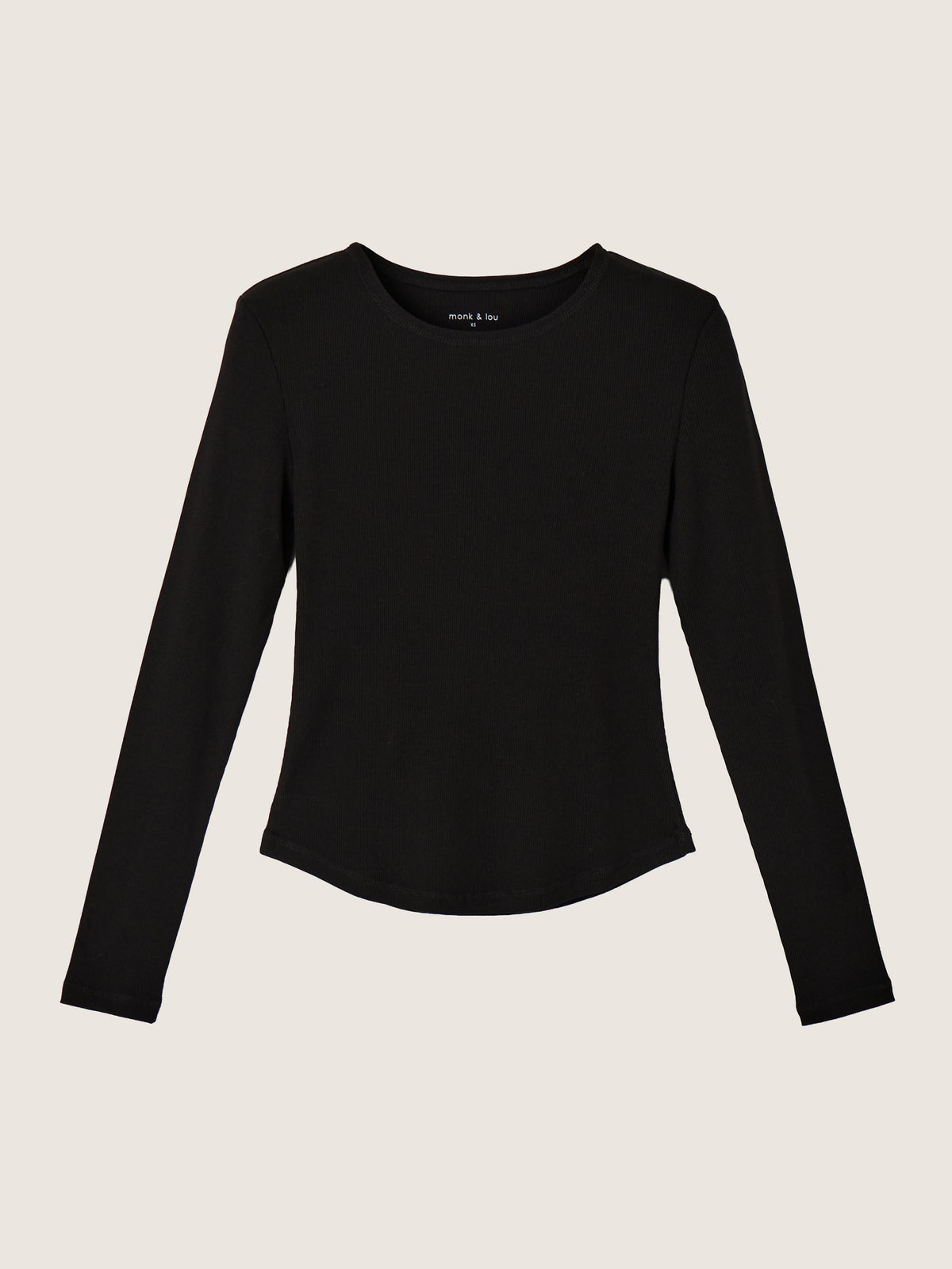 MONK & LOU - Cassia Crewneck Longsleeve T-Shirt - 