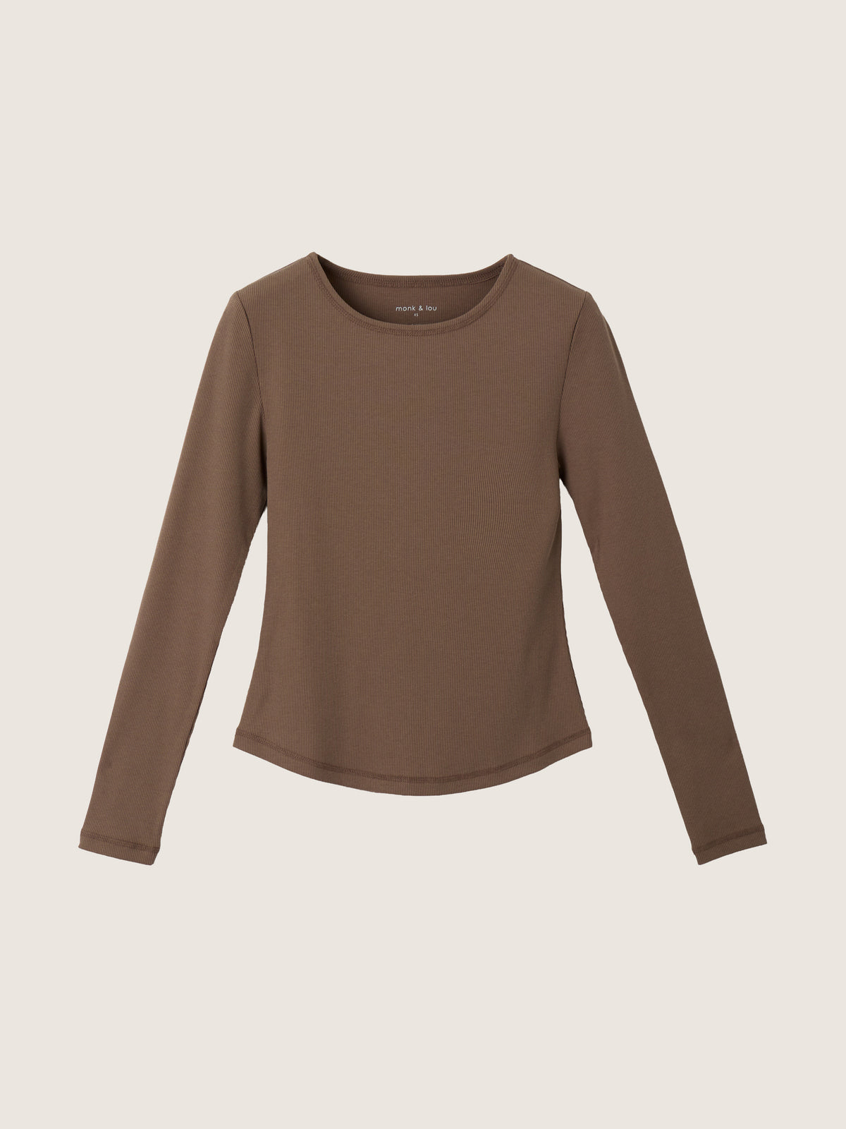 MONK & LOU - Cassia Crewneck Longsleeve T-Shirt - 