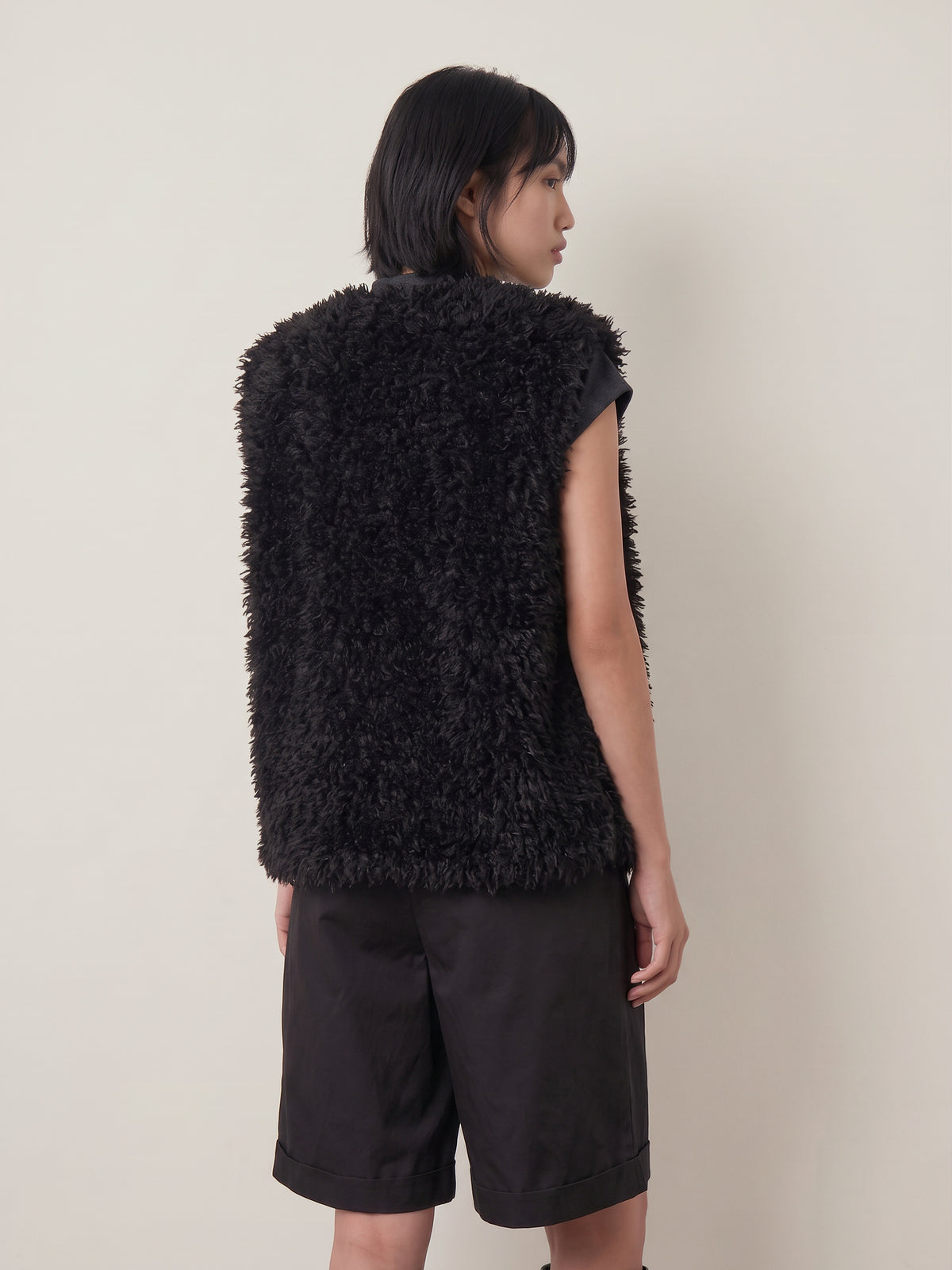 NOISY MAY - Isabelle Faux Fur Vest - 