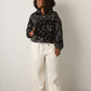 RD STYLE - Mila Printed Fleece Half-Zip Pullover - 
