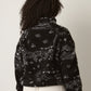 RD STYLE - Mila Printed Fleece Half-Zip Pullover - 