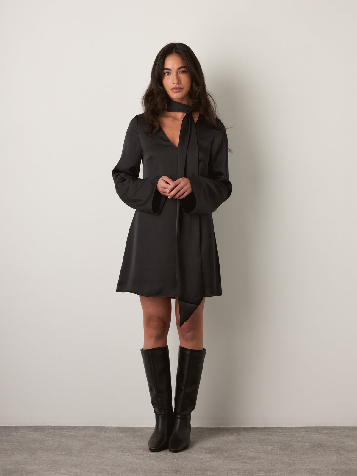 RD STYLE - Heize Longsleeve Mini Dress - 