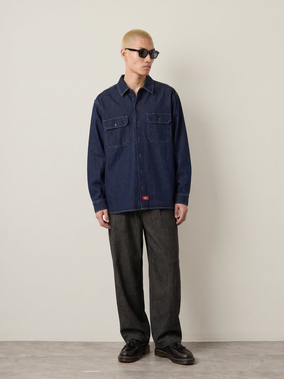DICKIES - Longsleeve Denim Shirt - 