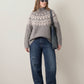 Aggie Fair Isle Mockneck Sweater