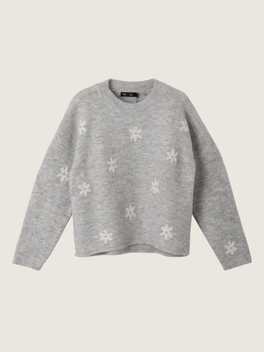 Aiden Daisy Crewneck Sweater