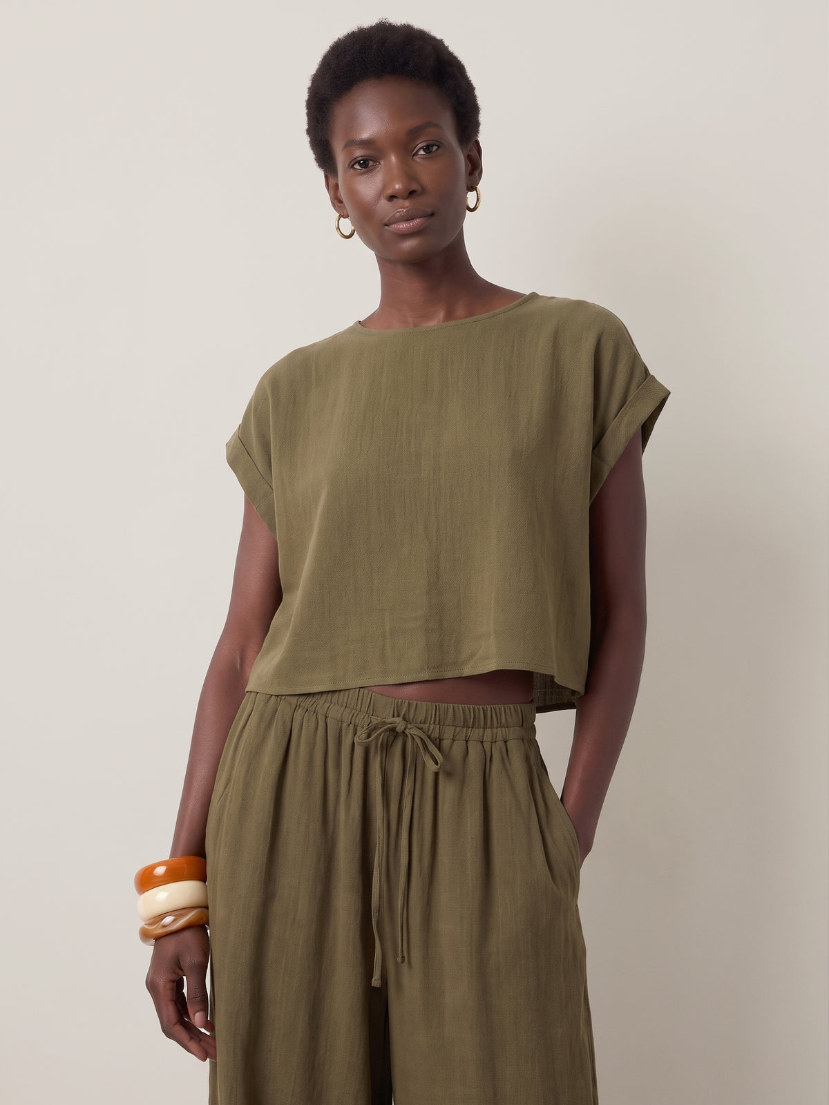 SADIE & SAGE - Sugarloaf Cuffed Top - 