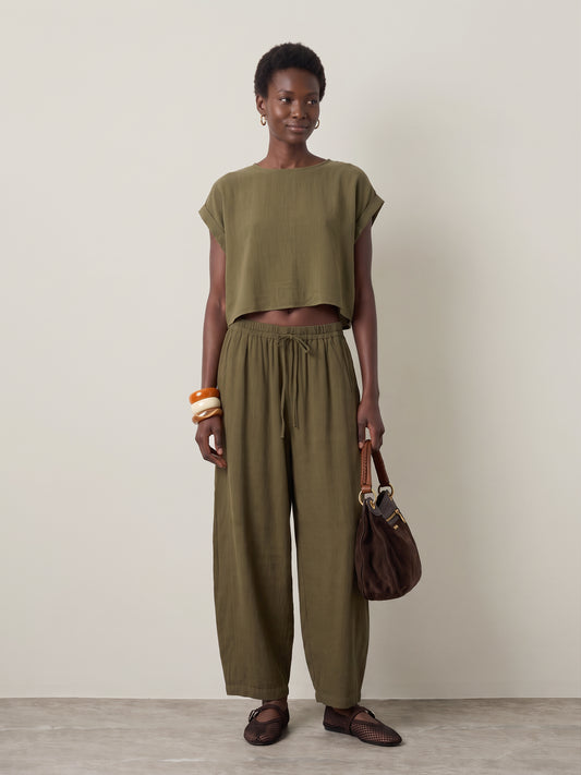 SADIE & SAGE - Sugarloaf Cuffed Top - 