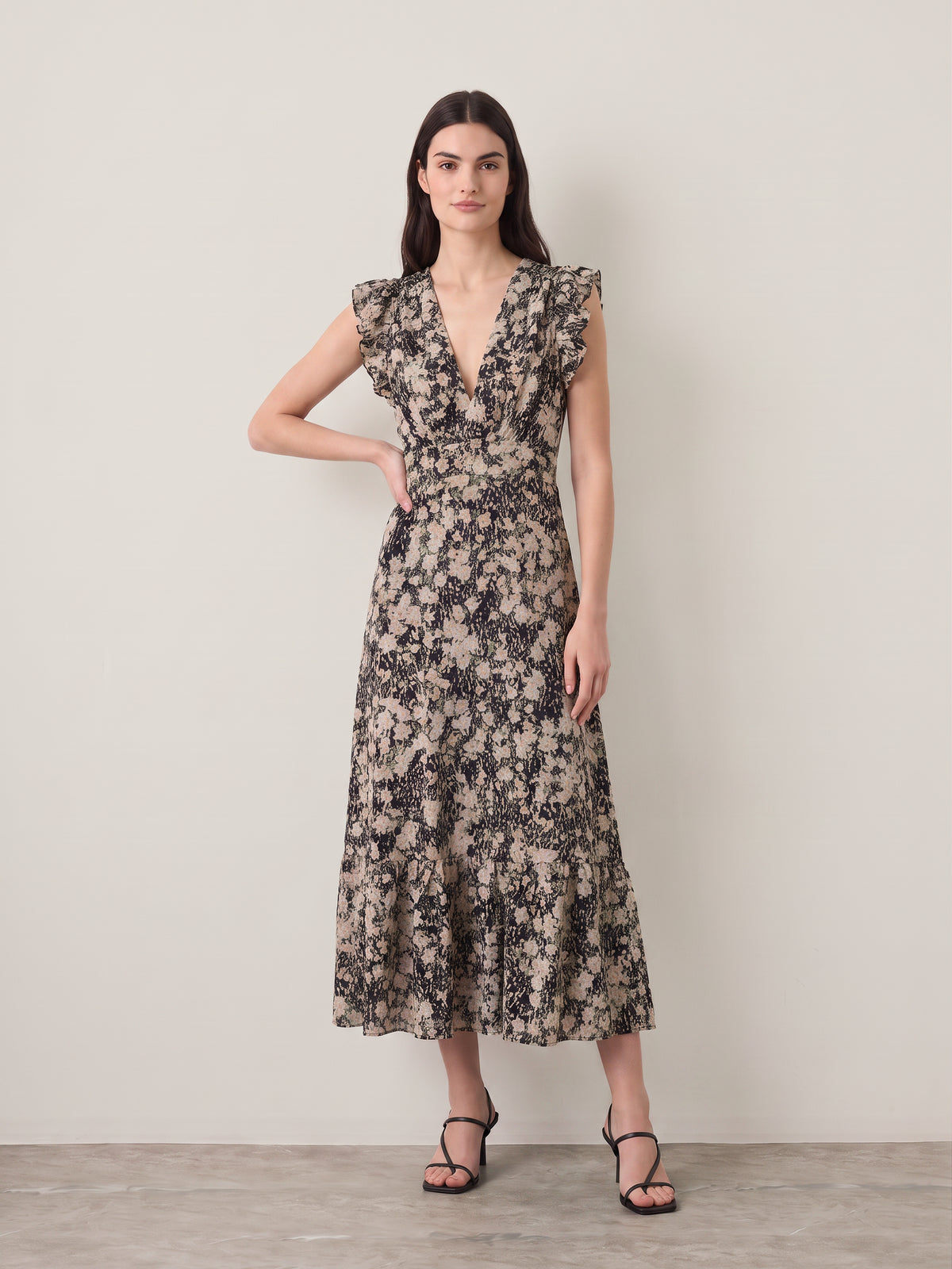SADIE & SAGE - Painted Fields Midi Dress - 