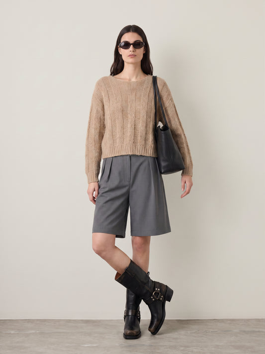 SADIE & SAGE - Kendra Fuzzy Sweater - 