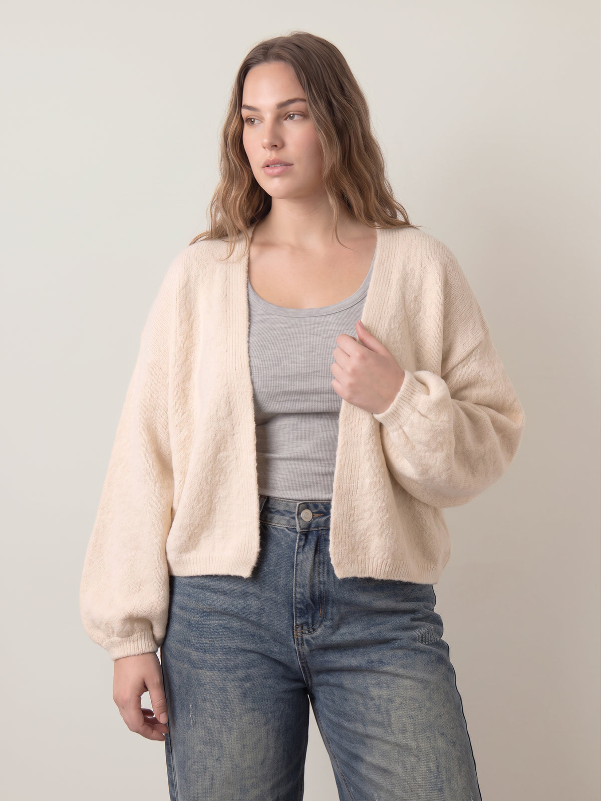 SADIE & SAGE - Marley Dolman Sleeve Cardigan - 