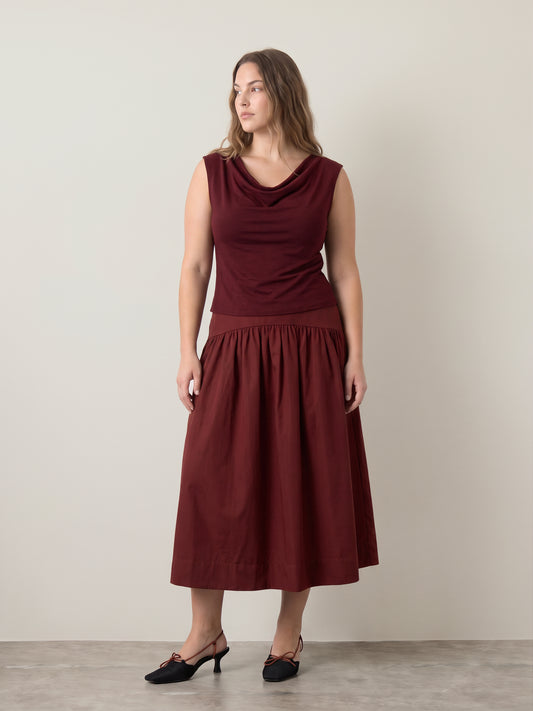 SADIE & SAGE - Tea Garden Midi Skirt - 