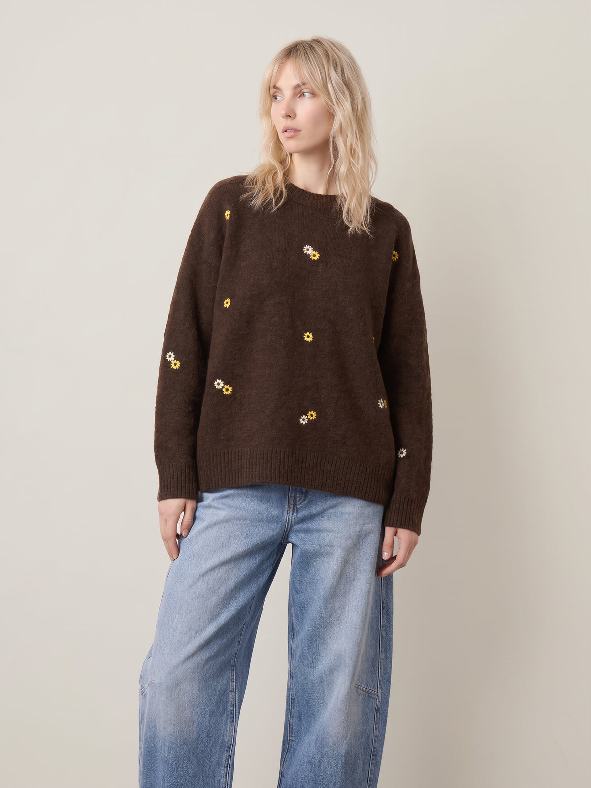 Audrey Flower Sweater