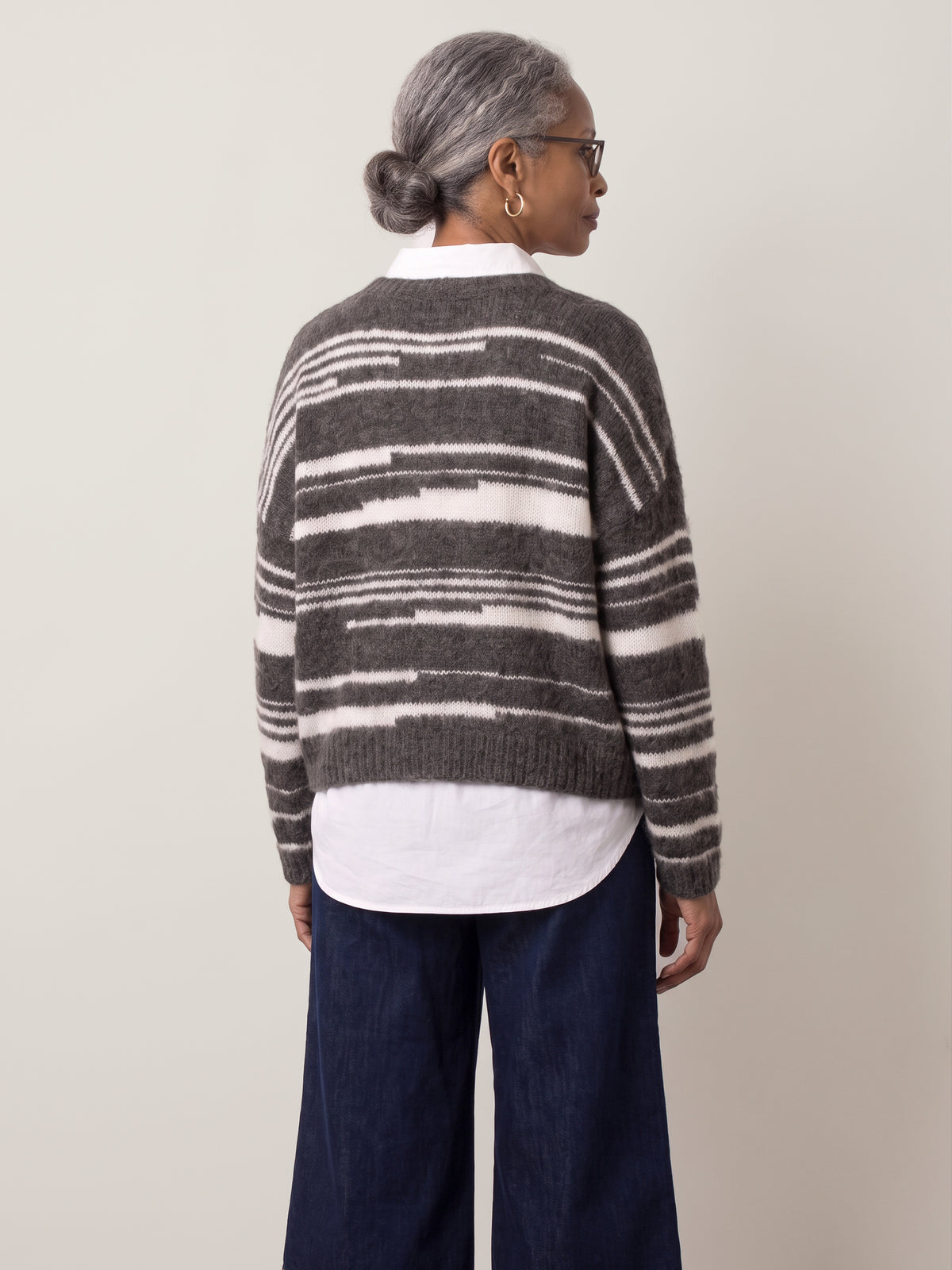 LYLA + LUXE - Azzurra Striped Sweater - 