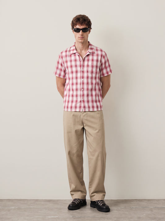 RHYTHM - Shadow Check Shortsleeve Shirt - 