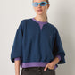 FRNCH - Match Stripe Sweatshirt - 