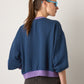 FRNCH - Match Stripe Sweatshirt - 