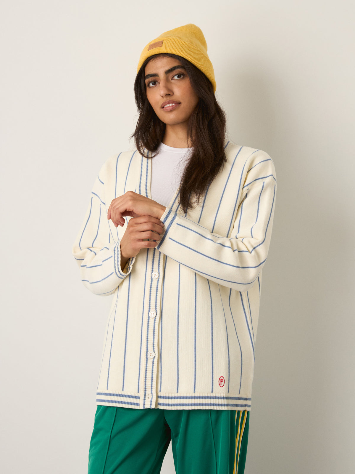FRNCH - Nina Stripe Cardigan - 