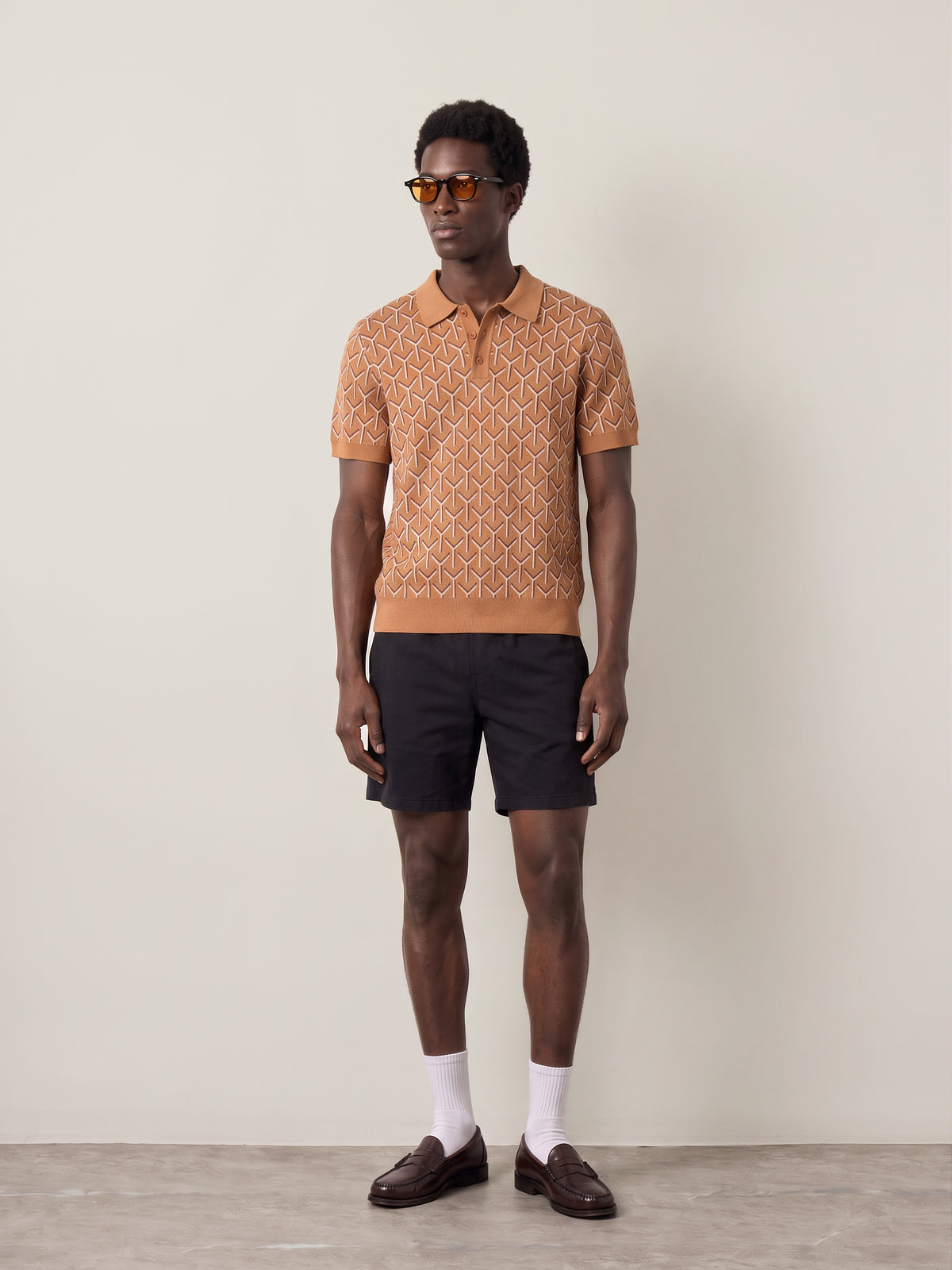 CHAMPLAIN - Chevron Knit Polo - 