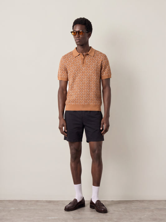 CHAMPLAIN - Chevron Knit Polo - 