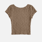 MONK & LOU - Dace Low Back Scoop Top - 